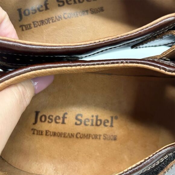 Josef Seibel Men\'s Brown Fisherman Sandals Size 8.5 - 9 Casual Summer EU 42 main image 7